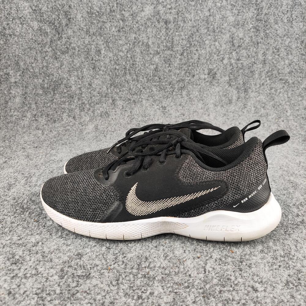 Nike Flex Experience RN 10 Shoes Womens Size 8 Black Mesh Sneakers CI9964-002
